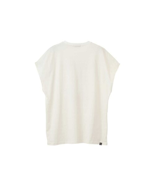 HYSTERIC GLAMOUR(ヒステリックグラマー)の「VACATION TIME Tシャツ(Tシャツ/カットソー・レディース・ホワイト/カーキ/ブラック・FREE)」の5枚目の写真