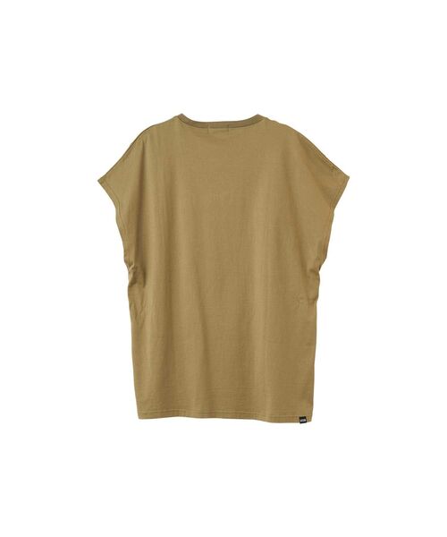 HYSTERIC GLAMOUR(ヒステリックグラマー)の「VACATION TIME Tシャツ(Tシャツ/カットソー・レディース・ホワイト/カーキ/ブラック・FREE)」の6枚目の写真