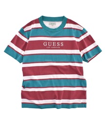 LABORATORY R | 【USED】GUESS ロゴ マルチボーダー Tシャツ(Tシャツ/カットソー)