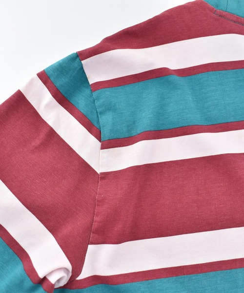 LABORATORY R(ラボラトリーアール)の「【USED】GUESS ロゴ マルチボーダー Tシャツ(Tシャツ/カットソー・メンズ・マルチ・MEDIUM)」の7枚目の写真