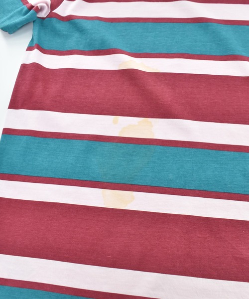 LABORATORY R(ラボラトリーアール)の「【USED】GUESS ロゴ マルチボーダー Tシャツ(Tシャツ/カットソー・メンズ・マルチ・MEDIUM)」の8枚目の写真