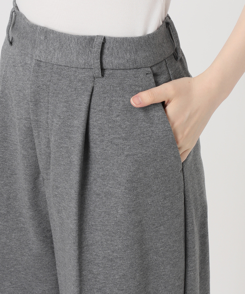B.C STOCK（ベーセーストック）の「ウォッシャブル / Gleamy / グリーミー スウェットワイドパンツ（スウェットパンツ・レディース・ブラウン/チャコールグレー/ピンク系その他/アイボリー・FREE）」の15枚目の写真
