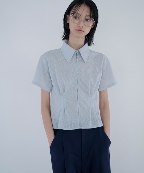 Nora Lily elle(ノラリリーエル)の「tender shirt(Tシャツ/カットソー・レディース・ホワイト/ブラック/ライトブルー・FREE)」の3枚目の写真