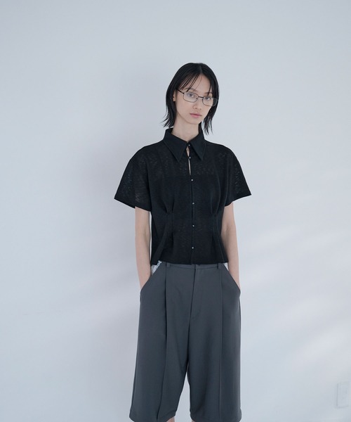 Nora Lily elle(ノラリリーエル)の「tender shirt(Tシャツ/カットソー・レディース・ホワイト/ブラック/ライトブルー・FREE)」の20枚目の写真