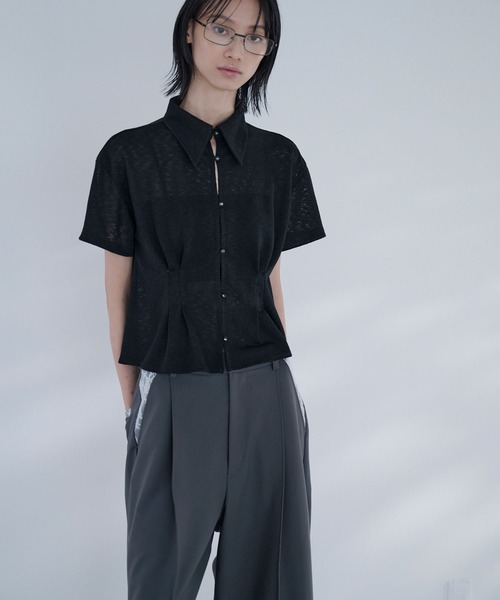 Nora Lily elle(ノラリリーエル)の「tender shirt(Tシャツ/カットソー・レディース・ホワイト/ブラック/ライトブルー・FREE)」の18枚目の写真
