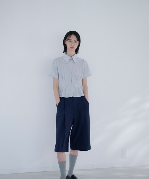 Nora Lily elle(ノラリリーエル)の「tender shirt(Tシャツ/カットソー・レディース・ホワイト/ブラック/ライトブルー・FREE)」の10枚目の写真