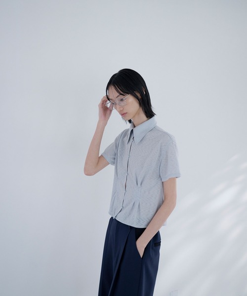 Nora Lily elle(ノラリリーエル)の「tender shirt(Tシャツ/カットソー・レディース・ホワイト/ブラック/ライトブルー・FREE)」の11枚目の写真