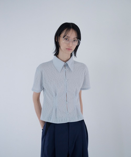 Nora Lily elle(ノラリリーエル)の「tender shirt(Tシャツ/カットソー・レディース・ホワイト/ブラック/ライトブルー・FREE)」の8枚目の写真