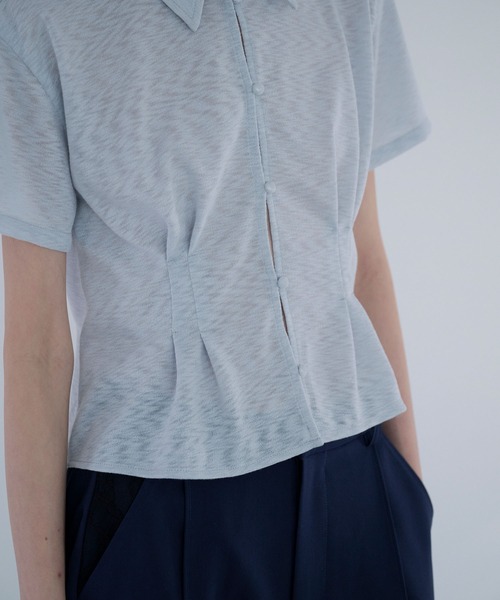 Nora Lily elle(ノラリリーエル)の「tender shirt(Tシャツ/カットソー・レディース・ホワイト/ブラック/ライトブルー・FREE)」の15枚目の写真