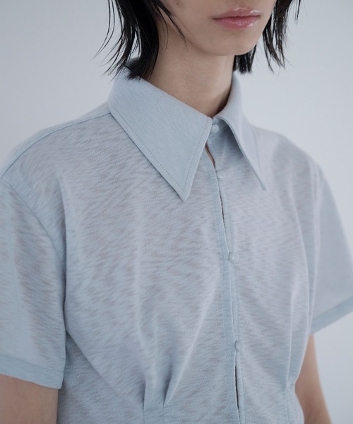 Nora Lily elle(ノラリリーエル)の「tender shirt(Tシャツ/カットソー・レディース・ホワイト/ブラック/ライトブルー・FREE)」の14枚目の写真