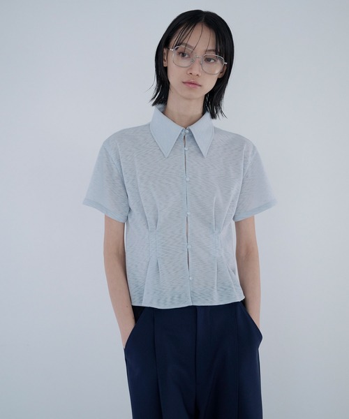 Nora Lily elle(ノラリリーエル)の「tender shirt(Tシャツ/カットソー・レディース・ホワイト/ブラック/ライトブルー・FREE)」の16枚目の写真