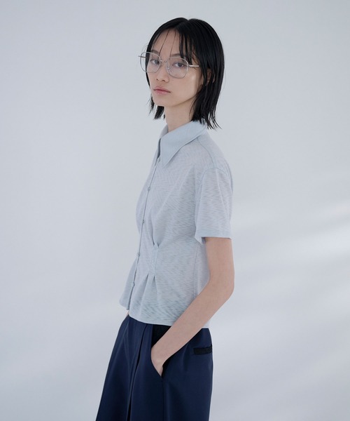 Nora Lily elle(ノラリリーエル)の「tender shirt(Tシャツ/カットソー・レディース・ホワイト/ブラック/ライトブルー・FREE)」の17枚目の写真