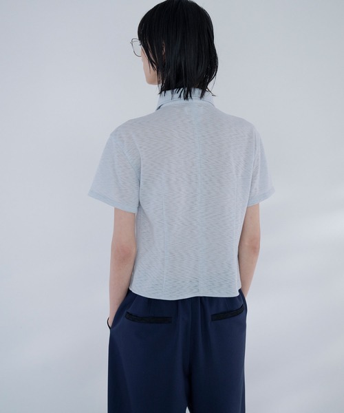 Nora Lily elle(ノラリリーエル)の「tender shirt(Tシャツ/カットソー・レディース・ホワイト/ブラック/ライトブルー・FREE)」の7枚目の写真