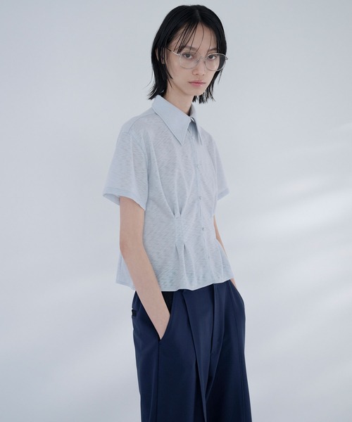 Nora Lily elle(ノラリリーエル)の「tender shirt(Tシャツ/カットソー・レディース・ホワイト/ブラック/ライトブルー・FREE)」の6枚目の写真