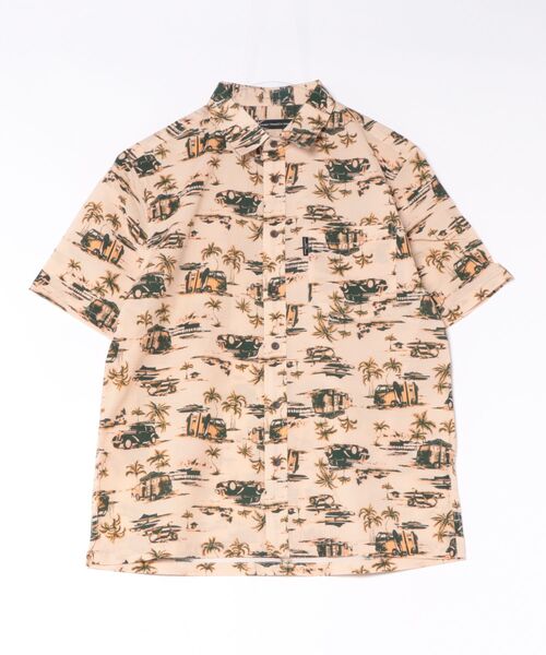 KANSAI YAMAMOTO HOMME(カンサイヤマモトオム)の「【KANSAI YAMAMOTO HOMME/カンサイヤマモトオム】2K629 リップルリゾート柄プリントシャツ/3色展開|アイボリー グレー オレンジ 総柄 開襟 大人カジュアル 夏シャツ(シャツ/ブラウス・メンズ・オレンジ/アイボリー/グレー・MEDIUM/X-LARGE/LARGE)」の16枚目の写真
