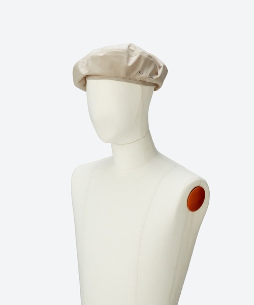KIJIMA TAKAYUKI（キジマ　タカユキ）の「POLY TASLAN BERET（ハンチング/ベレー帽・レディース・ネイビー/ブラック・59/57）」の3枚目の写真