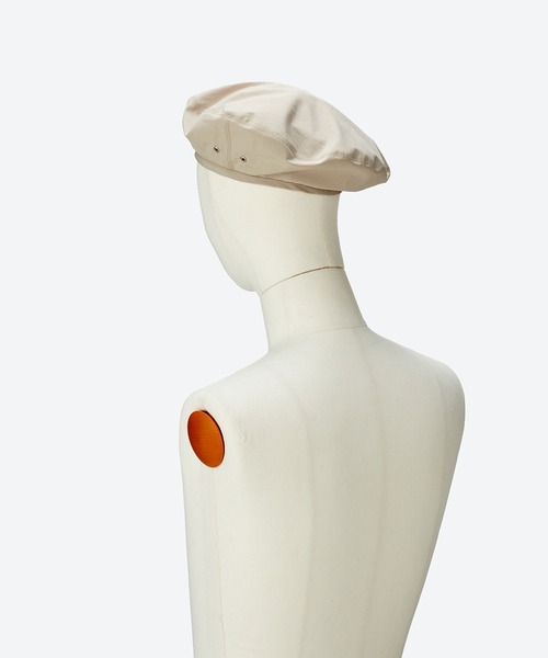 KIJIMA TAKAYUKI（キジマ　タカユキ）の「POLY TASLAN BERET（ハンチング/ベレー帽・レディース・ネイビー/ブラック・59/57）」の4枚目の写真