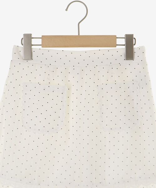 MAJESTIC LEGON(マジェスティックレゴン)の「レーストリムポケットミニスカパン(スカート・レディース・ホワイト系その他/ブラック系その他・MEDIUM)」の16枚目の写真