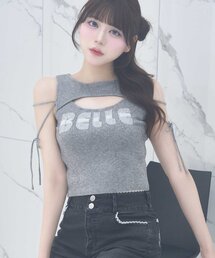 【Belle Charme】Lace Logo Tank