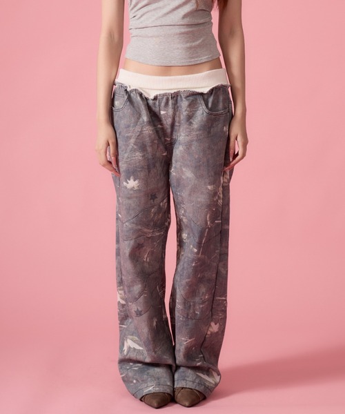 mindseeker girls(マインドシーカーガールズ)の「Ribbed Waist Realtree Pants / リブウエストリアルツリーパンツ(スウェットパンツ・レディース・グリーン・S/M)」の5枚目の写真
