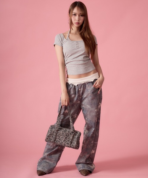 mindseeker girls(マインドシーカーガールズ)の「Ribbed Waist Realtree Pants / リブウエストリアルツリーパンツ(スウェットパンツ・レディース・グリーン・S/M)」の10枚目の写真