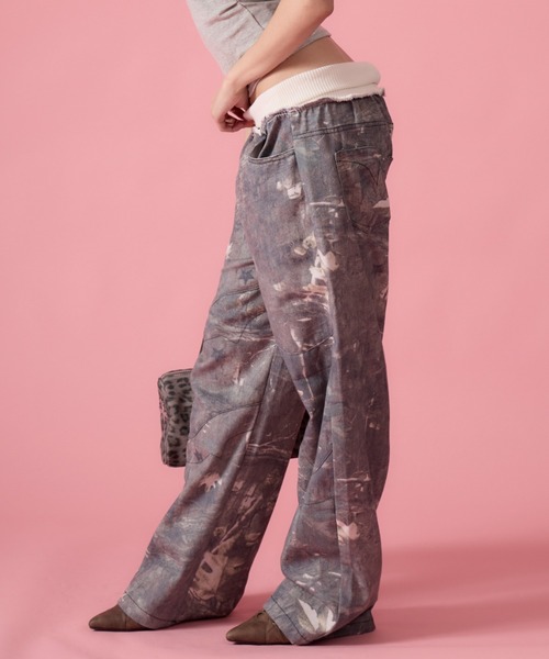 mindseeker girls(マインドシーカーガールズ)の「Ribbed Waist Realtree Pants / リブウエストリアルツリーパンツ(スウェットパンツ・レディース・グリーン・S/M)」の7枚目の写真