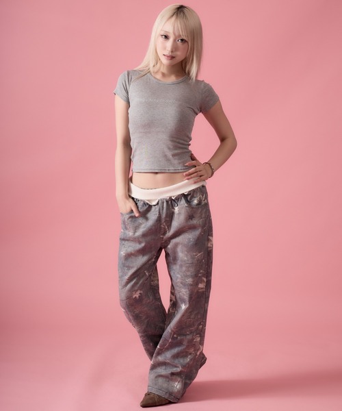 mindseeker girls(マインドシーカーガールズ)の「Ribbed Waist Realtree Pants / リブウエストリアルツリーパンツ(スウェットパンツ・レディース・グリーン・S/M)」の13枚目の写真