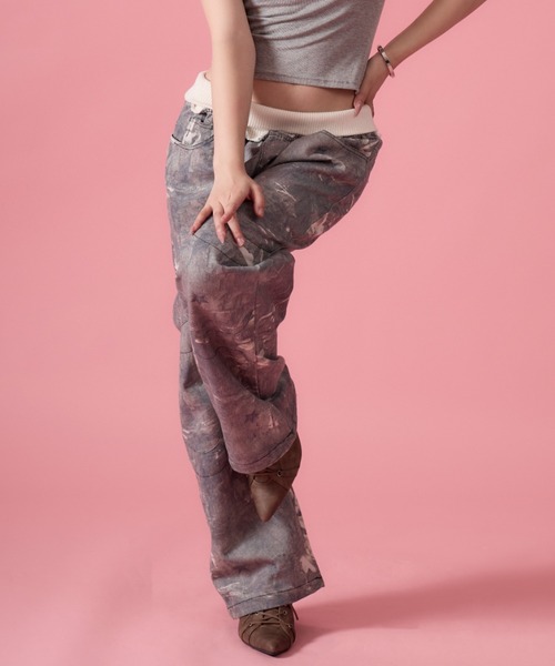 mindseeker girls(マインドシーカーガールズ)の「Ribbed Waist Realtree Pants / リブウエストリアルツリーパンツ(スウェットパンツ・レディース・グリーン・S/M)」の16枚目の写真