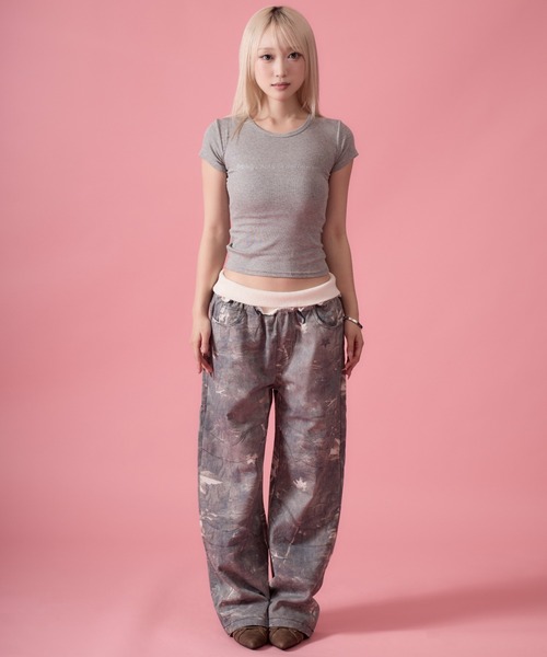 mindseeker girls(マインドシーカーガールズ)の「Ribbed Waist Realtree Pants / リブウエストリアルツリーパンツ(スウェットパンツ・レディース・グリーン・S/M)」の11枚目の写真