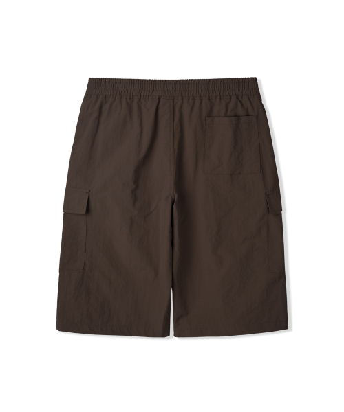 THAT'S IT（ザッツイット）の「[Renew Ver.]ナイロンワイドカーゴハーフパンツブラウン（その他パンツ・メンズ・その他・MEDIUM/LARGE/X-LARGE）」の4枚目の写真