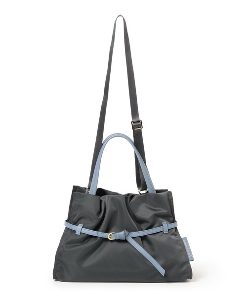 Demi-Luxe BEAMS(デミルクス ビームス)の「VIOLAd’ORO / BIANCA クロア ナイロン トートバッグ M(トートバッグ・レディース・ブラック系その他4/ブラック/チャコールグレー/カーキ/ブラウン系その他4・ONE SIZE)」の3枚目の写真