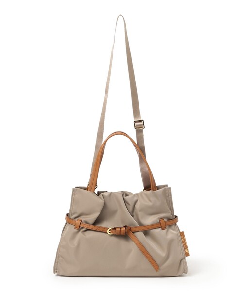 Demi-Luxe BEAMS(デミルクス ビームス)の「VIOLAd’ORO / BIANCA クロア ナイロン トートバッグ M(トートバッグ・レディース・ブラック系その他4/ブラック/チャコールグレー/カーキ/ブラウン系その他4・ONE SIZE)」の4枚目の写真