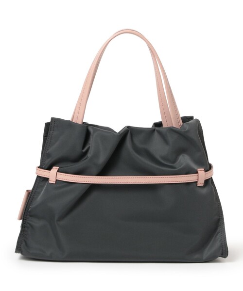 Demi-Luxe BEAMS(デミルクス ビームス)の「VIOLAd’ORO / BIANCA クロア ナイロン トートバッグ M(トートバッグ・レディース・ブラック系その他4/ブラック/チャコールグレー/カーキ/ブラウン系その他4・ONE SIZE)」の8枚目の写真