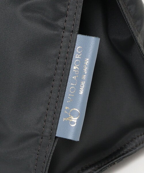 Demi-Luxe BEAMS(デミルクス ビームス)の「VIOLAd’ORO / BIANCA クロア ナイロン トートバッグ M(トートバッグ・レディース・ブラック系その他4/ブラック/チャコールグレー/カーキ/ブラウン系その他4・ONE SIZE)」の15枚目の写真