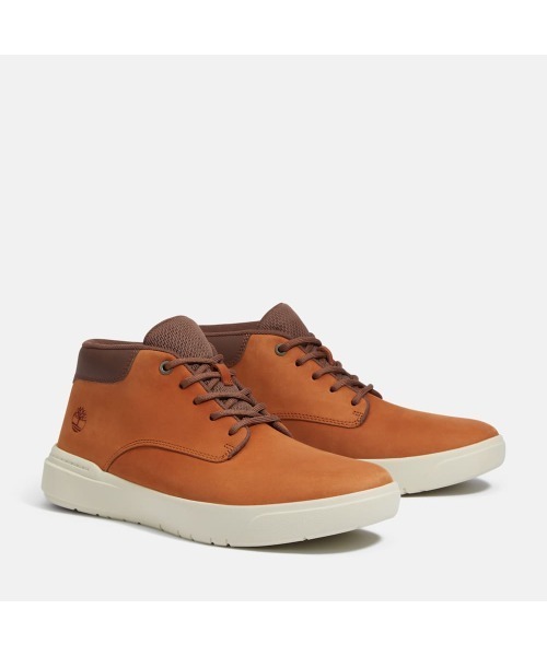 Timberland（ティンバーランド）の「セネカ ベイ レザー スニーカー メンズ（スニーカー・メンズ・クリアブラウン・25.0cm/25.5cm/26.0cm/26.5cm/27.0cm/27.5cm/28.0cm）」の3枚目の写真
