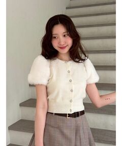 SIGN BUTTON KNIT TOP（ニット/セーター）｜EIMY ISTOIRE（エイミー