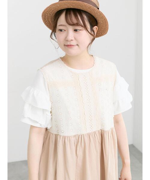 Samansa Mos2(サマンサ モスモス)の「【販路限定】レースノースリワンピース(ワンピース・レディース・ブラック/キナリ/ベージュ・S/M)」の12枚目の写真