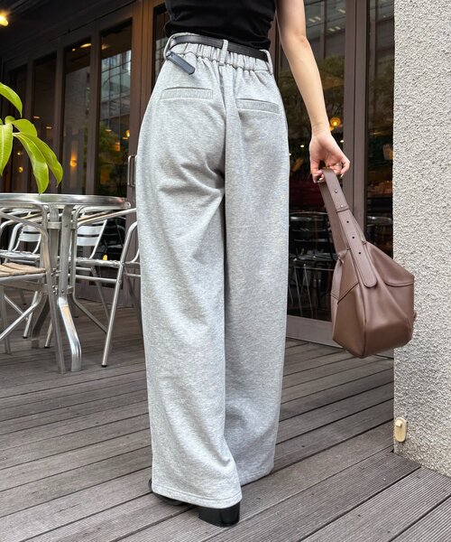 Thevon（ゼボン）の「2タックスウェットパンツ（スウェットパンツ・レディース・ライトグレー・S/M）」の6枚目の写真