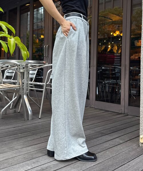 Thevon（ゼボン）の「2タックスウェットパンツ（スウェットパンツ・レディース・ライトグレー・S/M）」の7枚目の写真