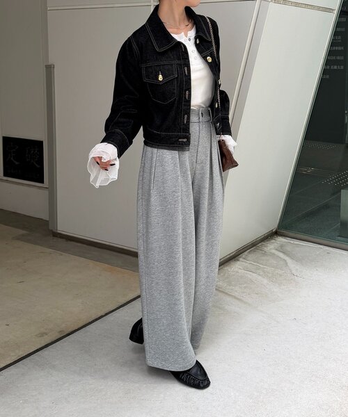 Thevon（ゼボン）の「2タックスウェットパンツ（スウェットパンツ・レディース・ライトグレー・S/M）」の12枚目の写真