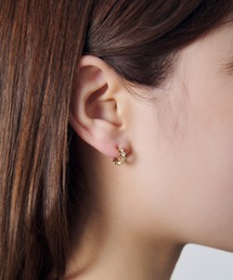 【金属アレルギー軽減】キュービックジルコニア ライン ステンレス ピアス