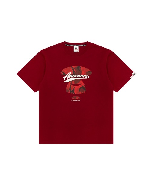 AAPE BY A BATHING APE(エーエイプバイアベイシングエイプ)の「AAPE BASIC TEE(Tシャツ/カットソー・メンズ・ブラック/ホワイト/バーガンディー・X-LARGE/MEDIUM/SMALL/LARGE/XX-LARGE)」の1枚目の写真