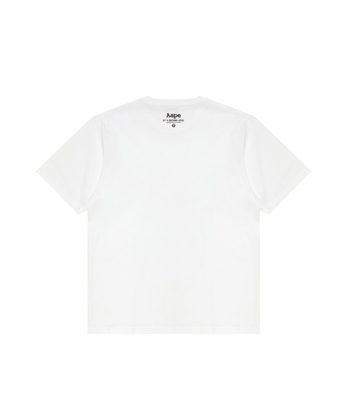 AAPE BY A BATHING APE(エーエイプバイアベイシングエイプ)の「AAPE BASIC TEE(Tシャツ/カットソー・メンズ・ブラック/ホワイト/バーガンディー・X-LARGE/MEDIUM/SMALL/LARGE/XX-LARGE)」の4枚目の写真