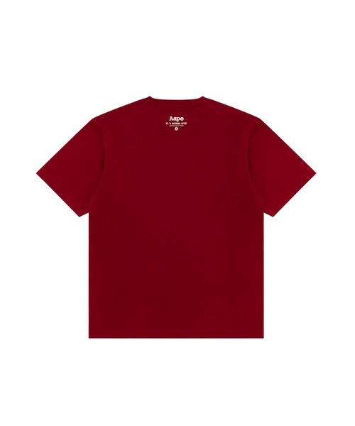 AAPE BY A BATHING APE(エーエイプバイアベイシングエイプ)の「AAPE BASIC TEE(Tシャツ/カットソー・メンズ・ブラック/ホワイト/バーガンディー・X-LARGE/MEDIUM/SMALL/LARGE/XX-LARGE)」の10枚目の写真