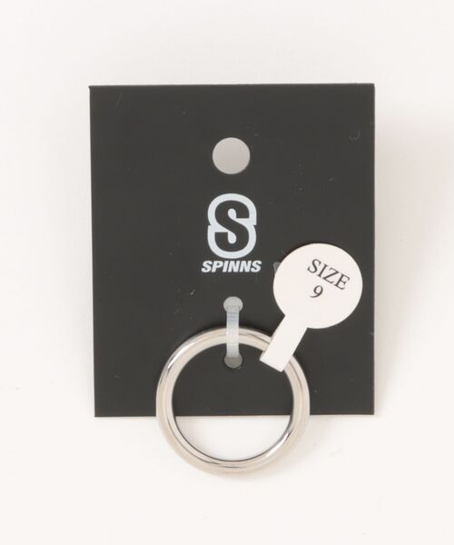 SPINNS（スピンズ）の「メタルシルバーリング/シンプルデザイン（リング・メンズ・シルバー・ONESIZE）」の2枚目の写真