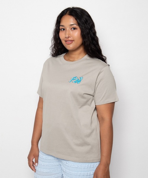 PUNYUS(プニュズ)の「【NEW SIZE】PNロゴTシャツ(Tシャツ/カットソー・レディース・ピンク/グレー/ホワイト・1/2/3/4/5)」の1枚目の写真