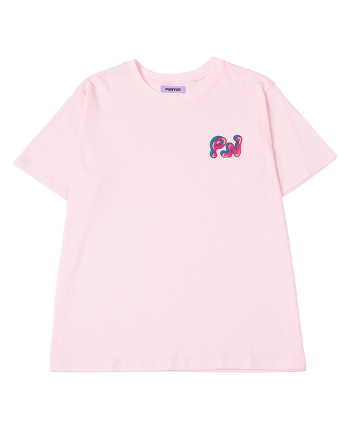 PUNYUS(プニュズ)の「【NEW SIZE】PNロゴTシャツ(Tシャツ/カットソー・レディース・ピンク/グレー/ホワイト・1/2/3/4/5)」の3枚目の写真