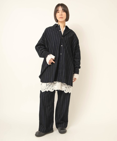 RNA-N(アールエヌエーエヌ)の「R4496 ストライプコーデュロイパンツ(その他パンツ・レディース・ブラック/ベージュ・FREE)」の10枚目の写真