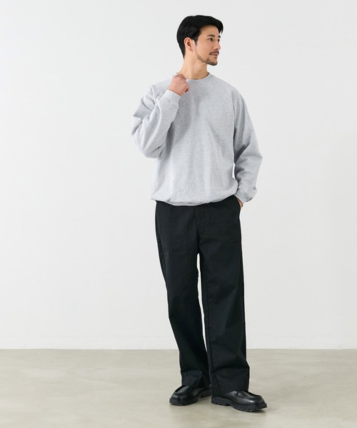 coca(coca)(コカ)の「COTTON from the U.S.ラグラントレーナー(スウェット・メンズ・レッド/ブラック/グレー/ダークグリーン・M/L/XL)」の5枚目の写真