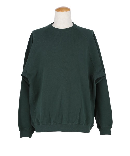 coca(coca)(コカ)の「COTTON from the U.S.ラグラントレーナー(スウェット・メンズ・レッド/ブラック/グレー/ダークグリーン・M/L/XL)」の22枚目の写真